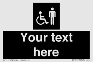 Custom information: black panel disabled and male